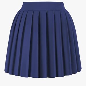 Zeagoo Navy Skater Skirt